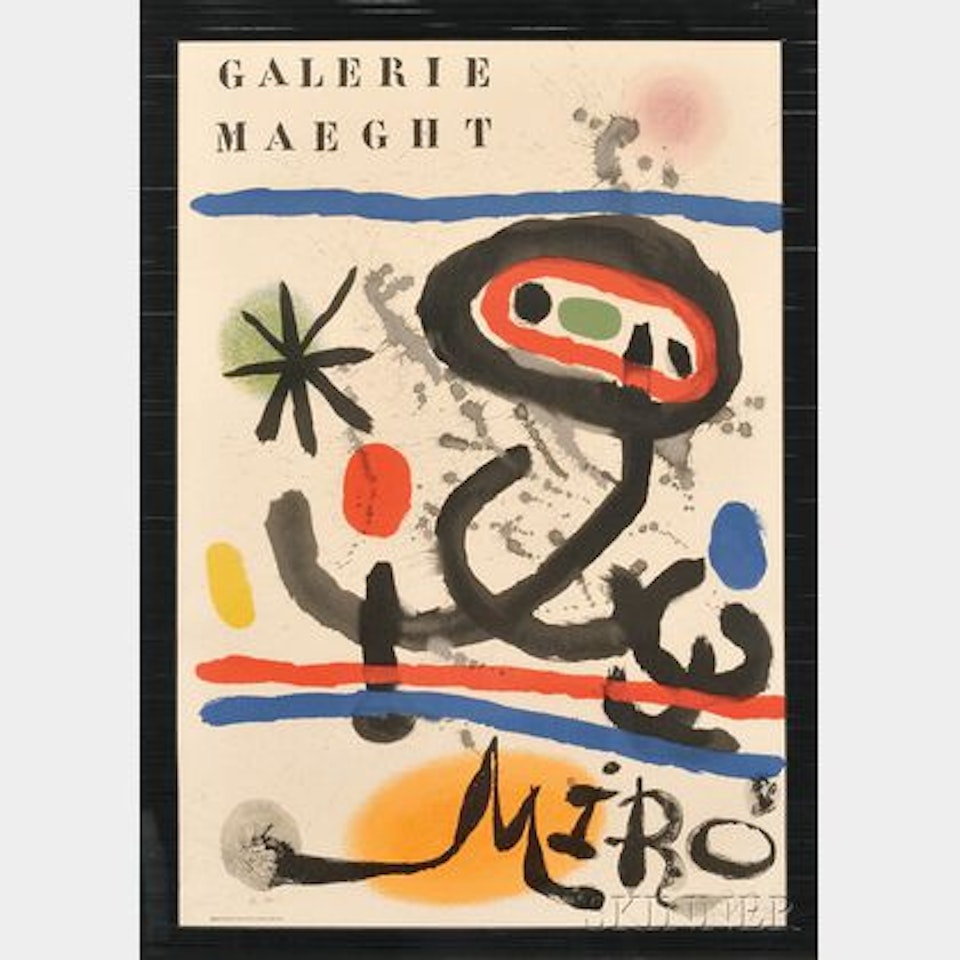 Affiche pour l"exposition "Miró" Galerie Maeght, Paris by Joan Miró