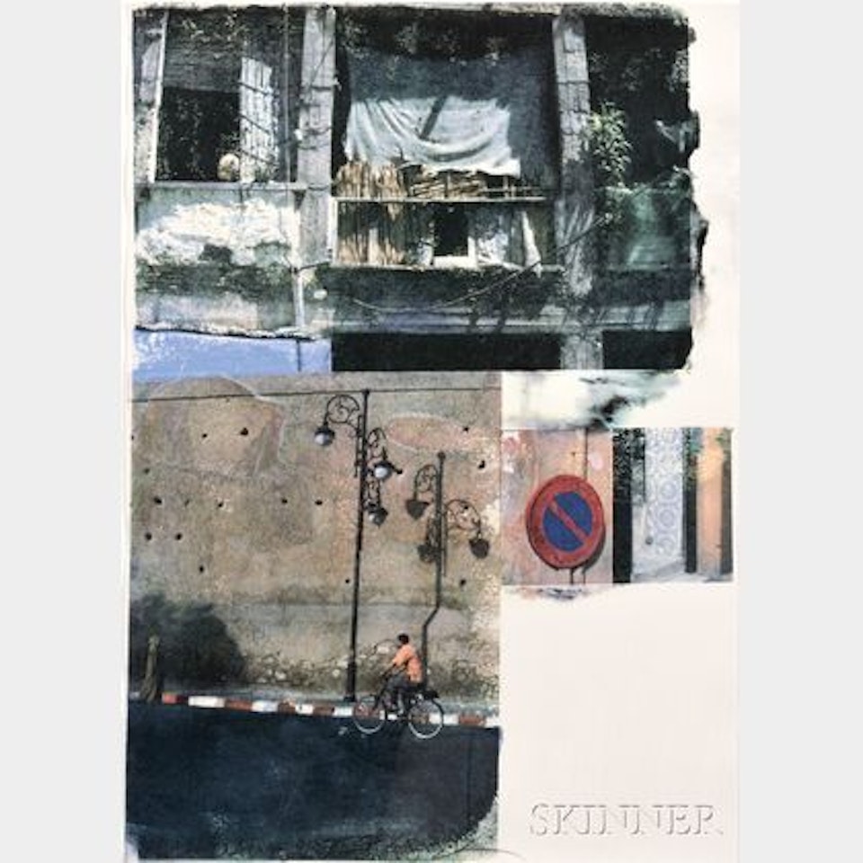 Winner Spinner , from the series; MARRAKITCH by Robert Rauschenberg