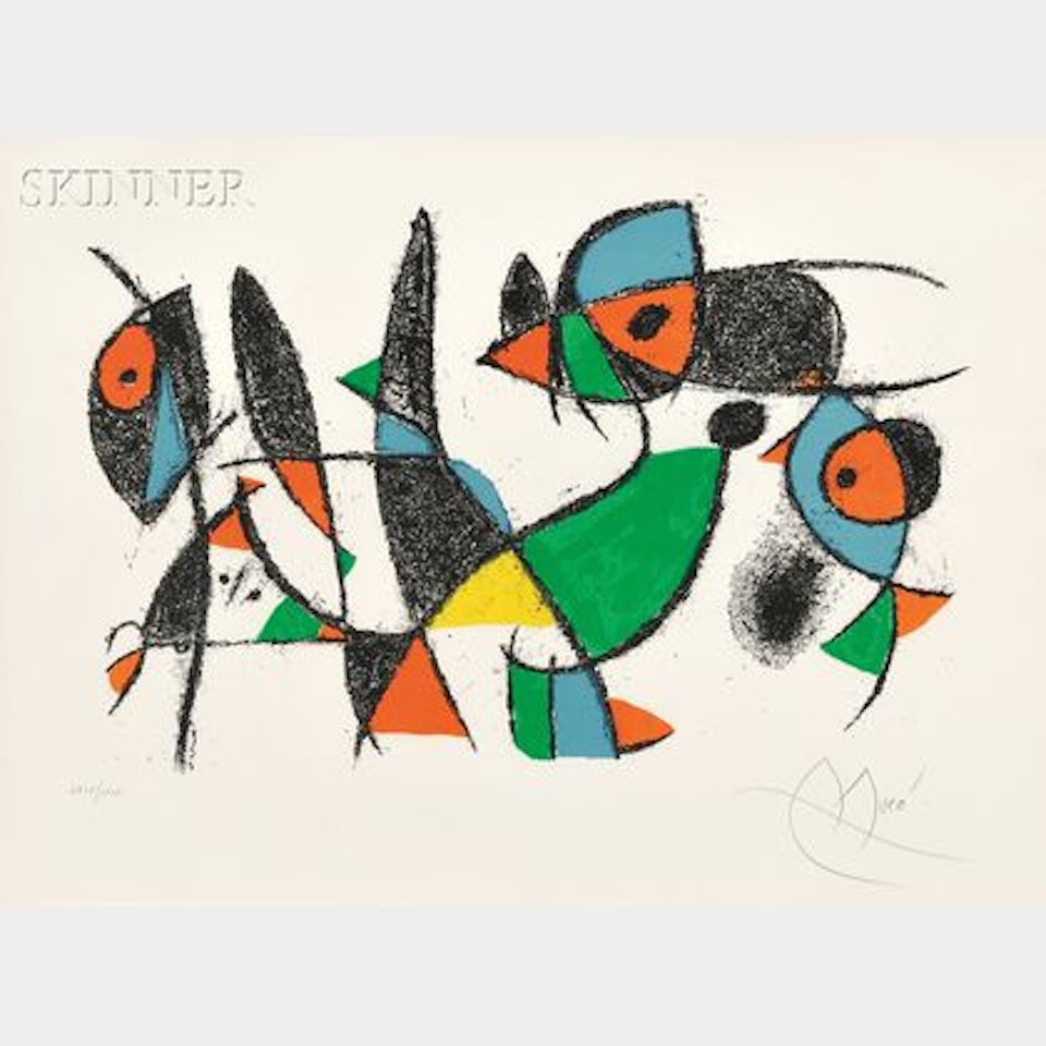 Plate 10 from LITHOGRAPHS II by Joan Miró