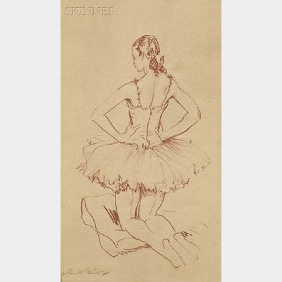 Portrait of a Ballerina by William Russell Flint