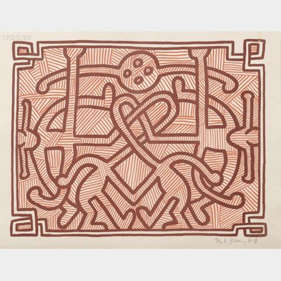 Chocolate Buddha 2 by Keith Haring