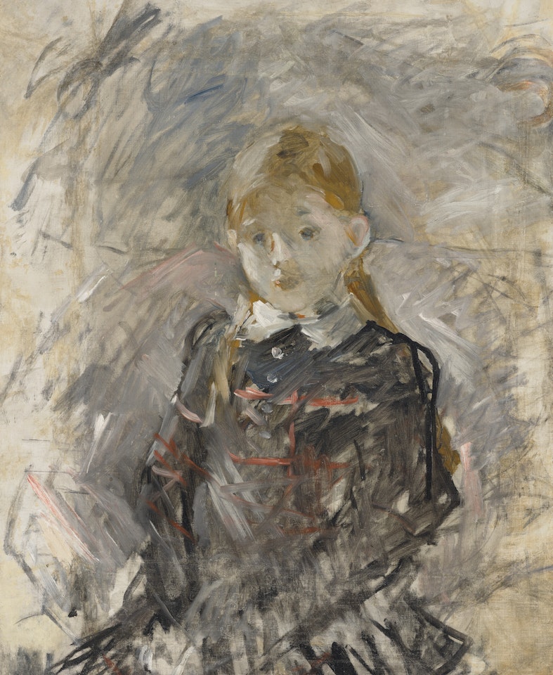 Petite fille aux cheveux blonds by Berthe Morisot