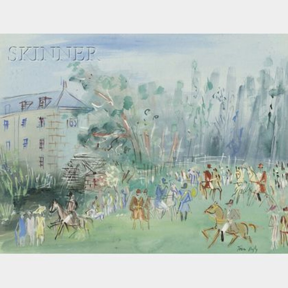 Chasse à courre à Preuilly-sur-Claise by Jean Dufy