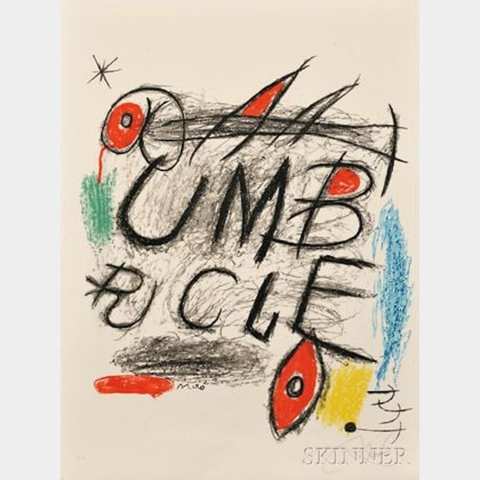Poster for the Film Umbracle by Joan Miró