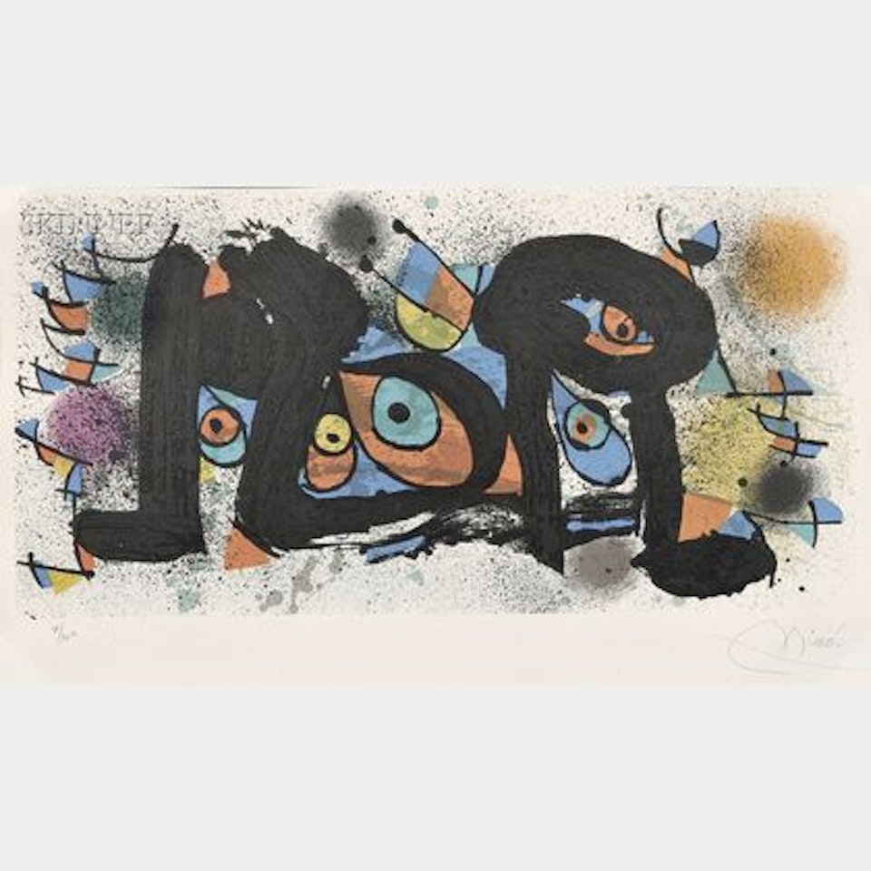 Lot of Two Images from MIRÓ SCULPTURES by Joan Miró