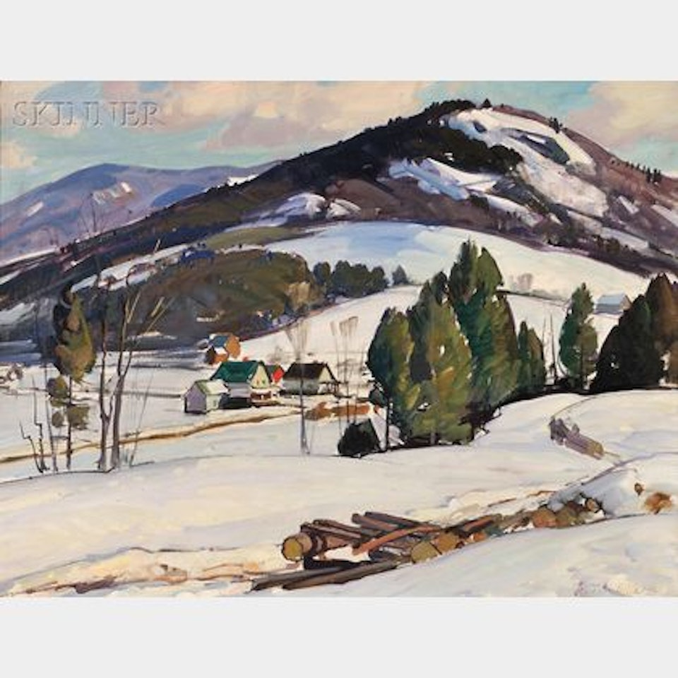Winter Landscape by Aldro Thompson Hibbard