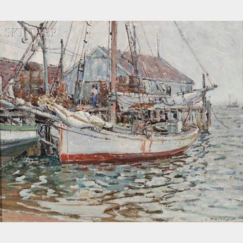 Provincetown Dock by Aldro Thompson Hibbard