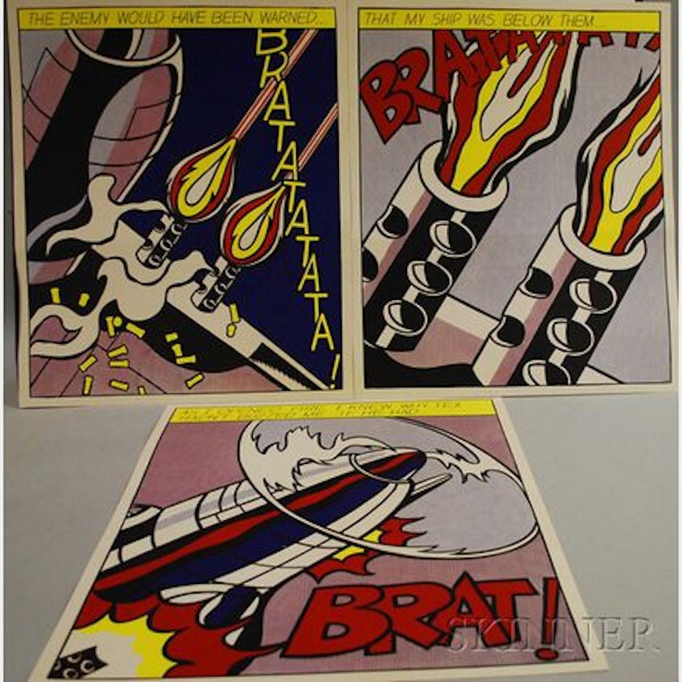 As I Opened Fire... /A Triptych by Roy Lichtenstein