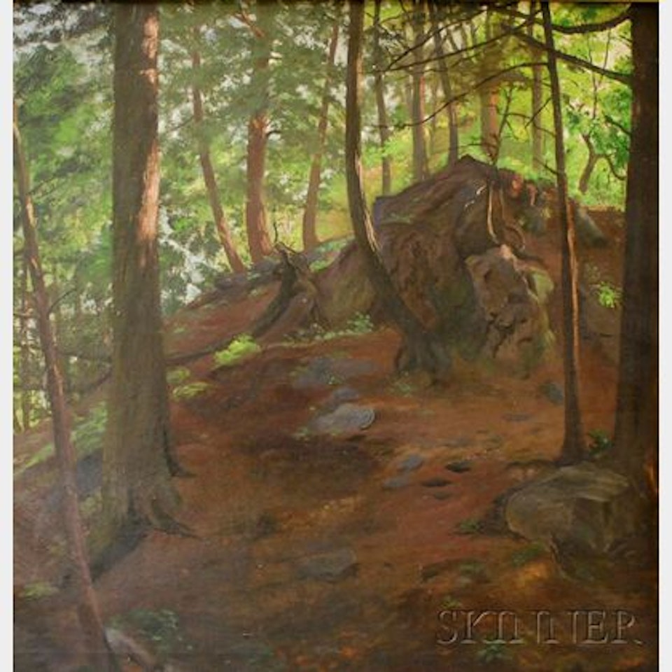 Wooded Path by Continental School