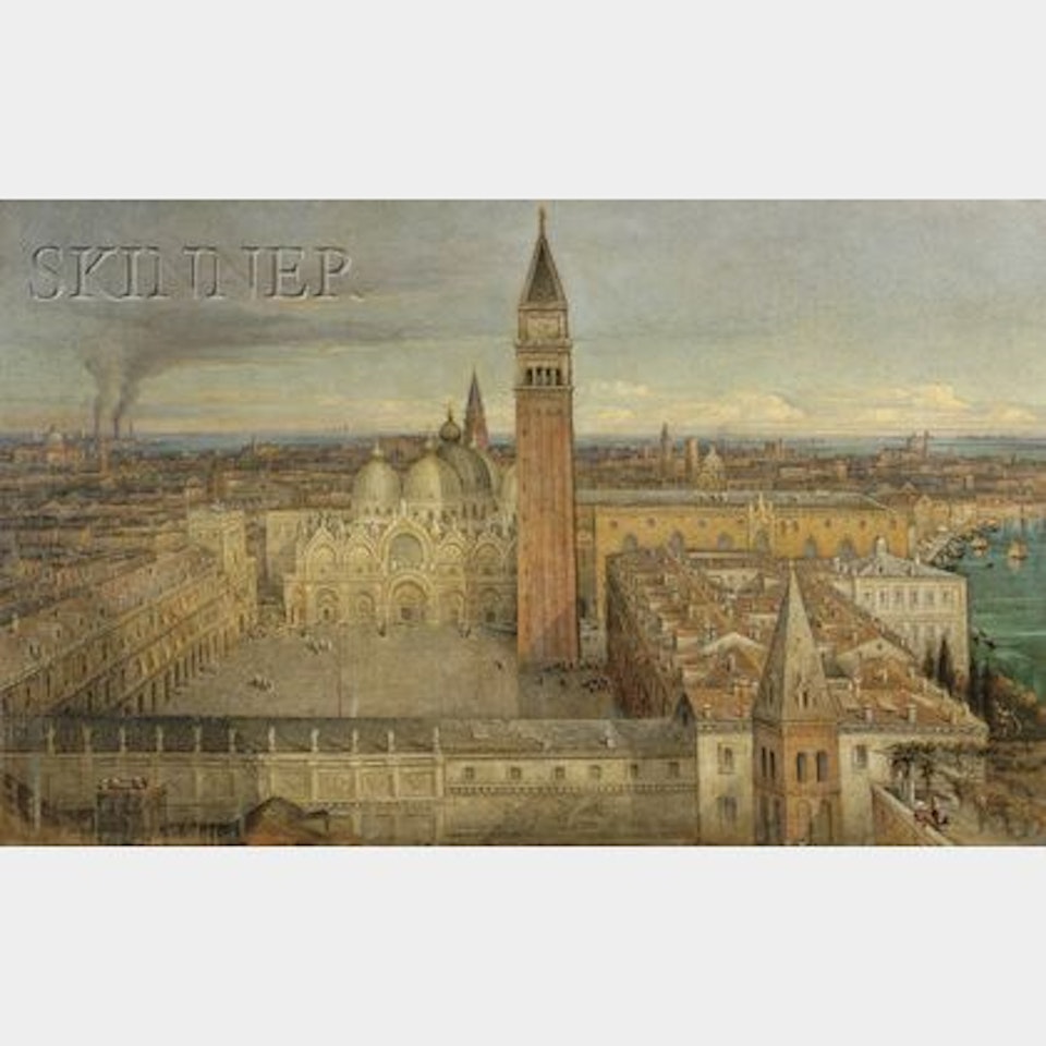 View of Venice with Piazza San Marco by Dutch School