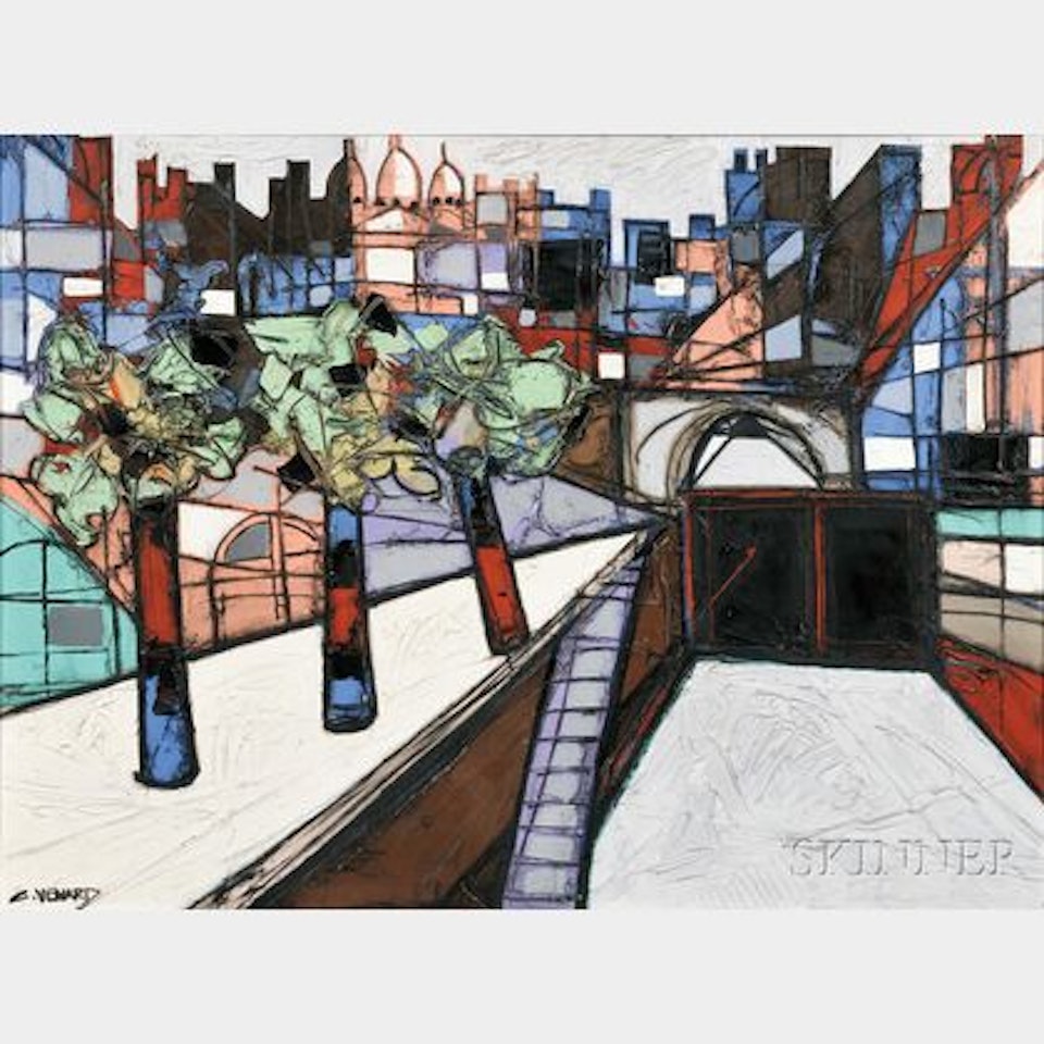 The Metro Stop by Claude Venard
