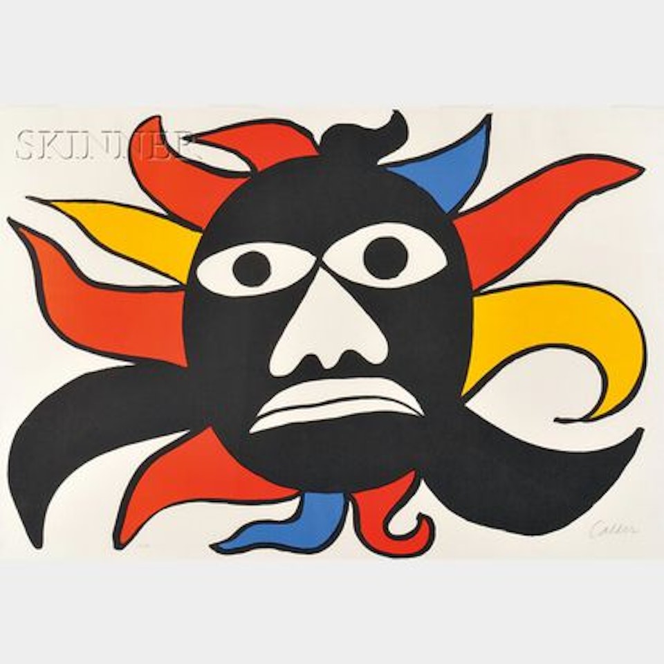 Black Sun - Black Man by Alexander Calder