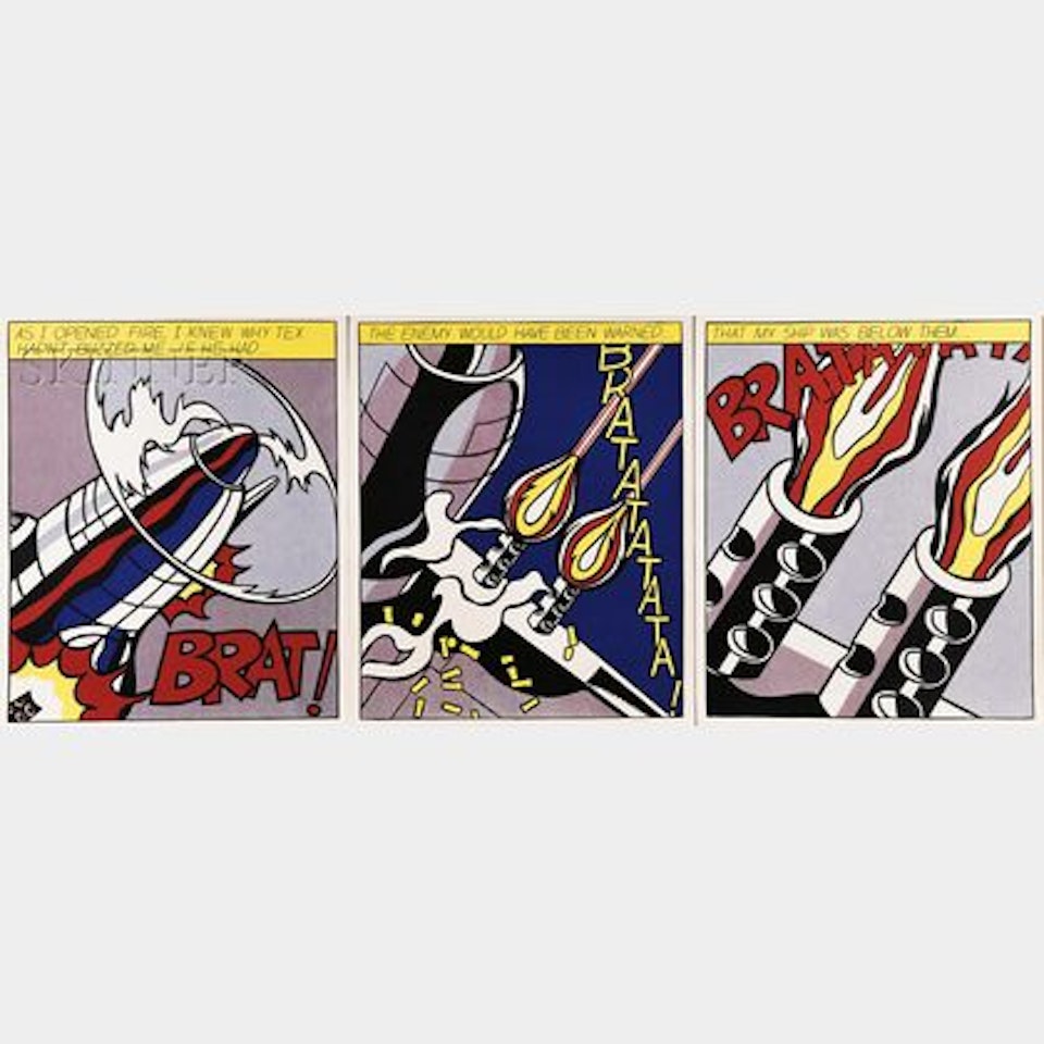 As I Opened Fire... /A Triptych by Roy Lichtenstein