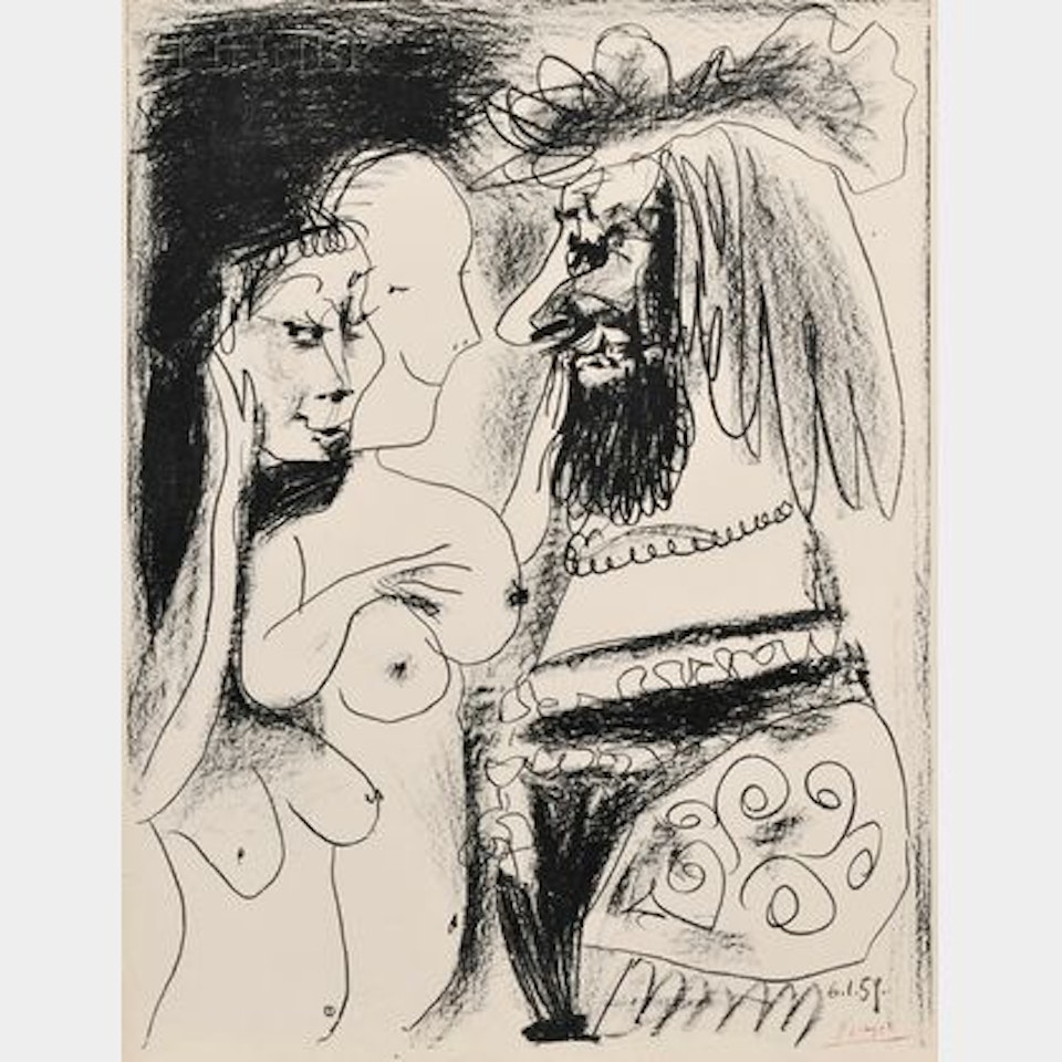 La vieux roi by Pablo Picasso