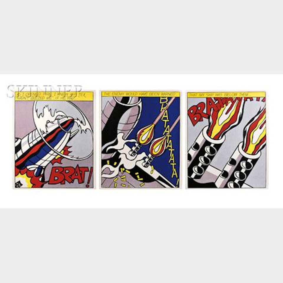 As I Opened Fire... /A Triptych by Roy Lichtenstein