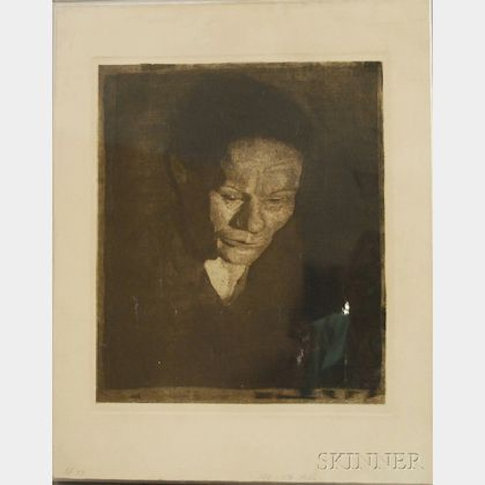 Gesenkter Frauenkopf [Woman with Bowed Head] by Kathe Kollwitz