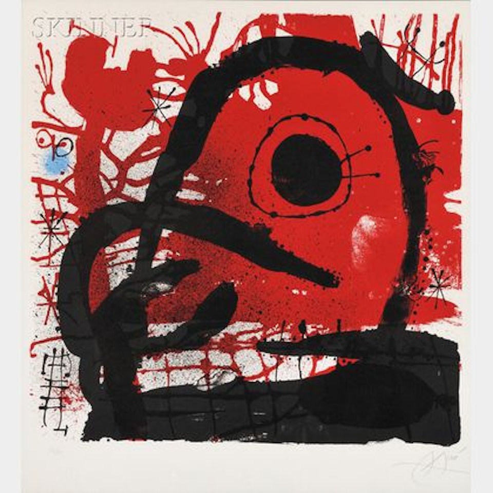 L"équarrisseur à l"ouvrage by Joan Miró