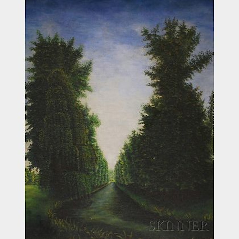Alley of Trees by French School