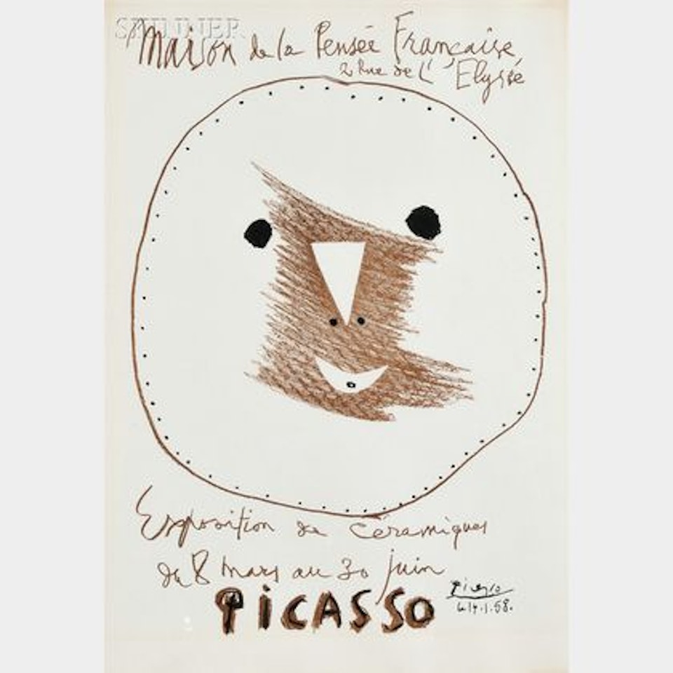 Maison de la Pensée Française...Exposition de Céramiques by Pablo Picasso