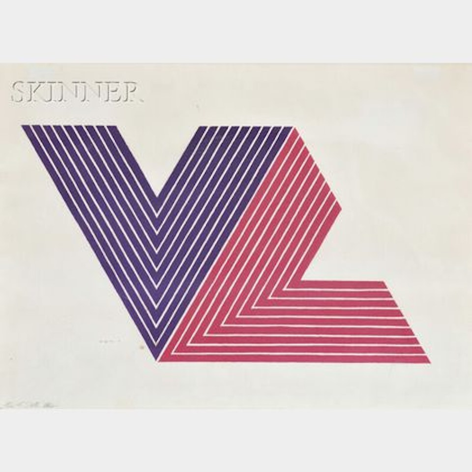 Ifafa I, from the V SERIES by Frank Stella