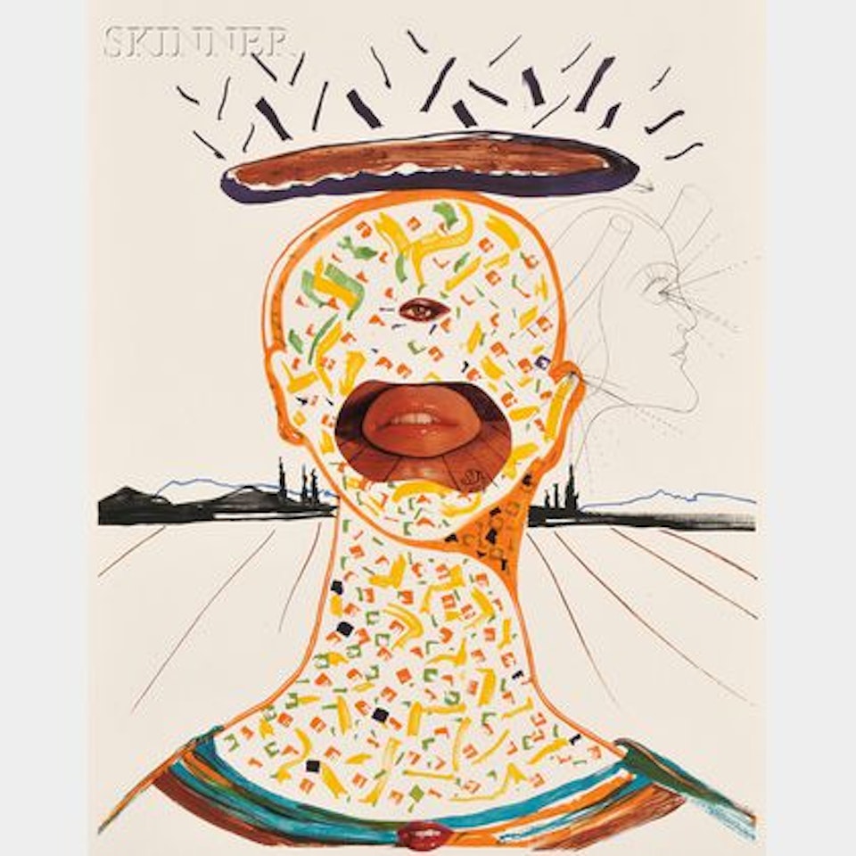 Cyclopean Make-Up from IMAGINATIONS AND OBJECTS OF THE FUTURE by Salvador Dali