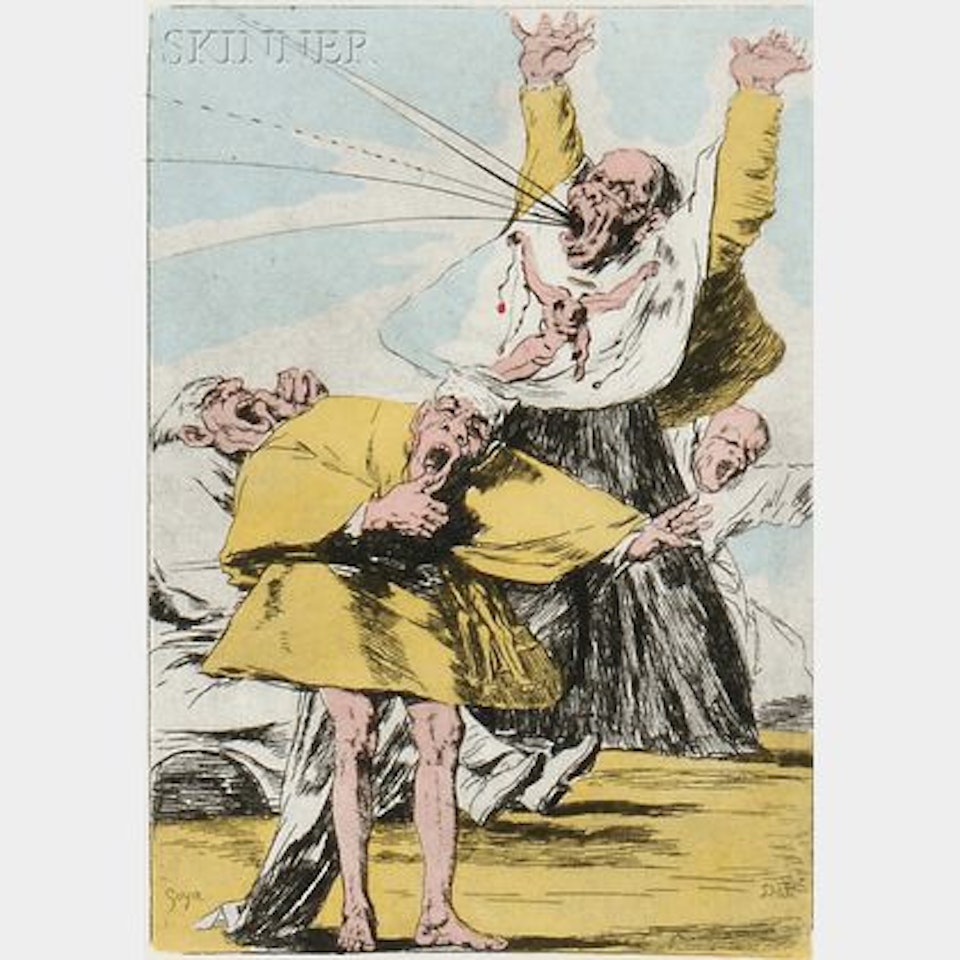 Pirueta de plátano from LES CAPRICES DE GOYA DE DALÍ by Salvador Dali