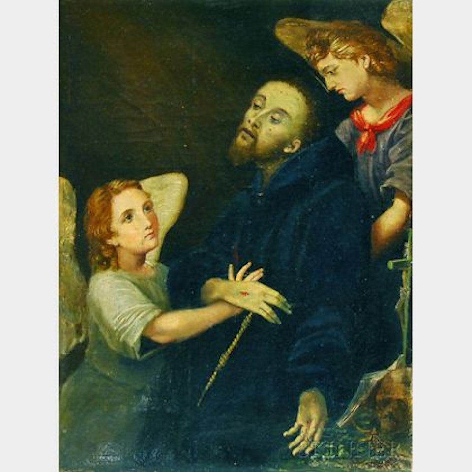 Saint Francis in Ecstasy. by Italian School