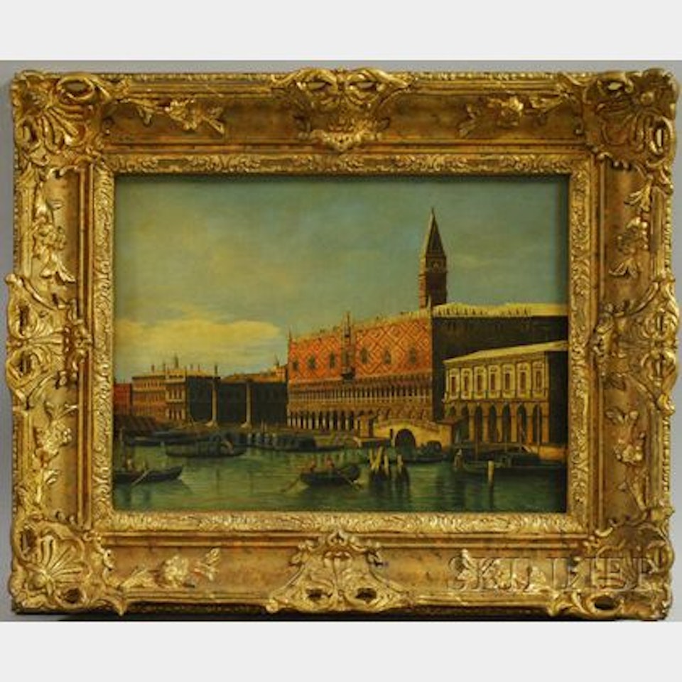 View of the Palazzo Ducale, Venice by Continental School
