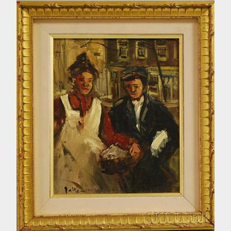 Two Figures by Continental School