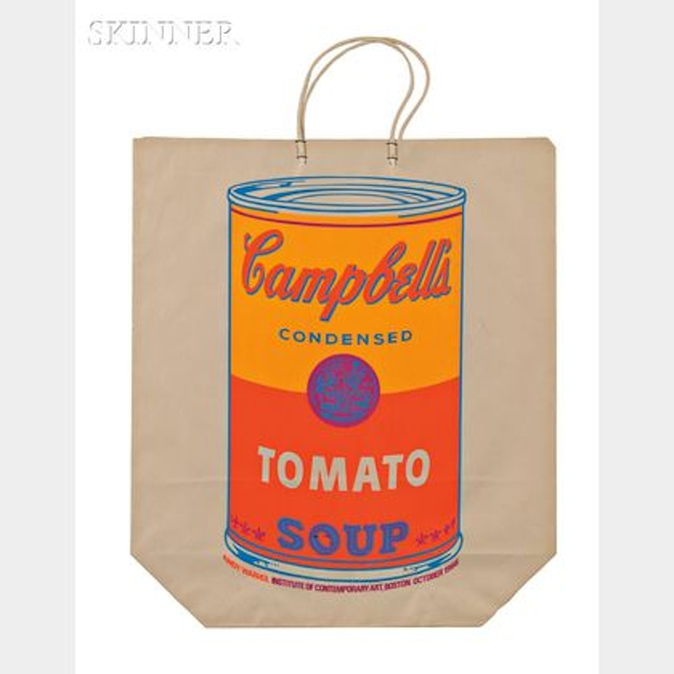 Campbell"s Soup Can on Shopping Bag by Andy Warhol