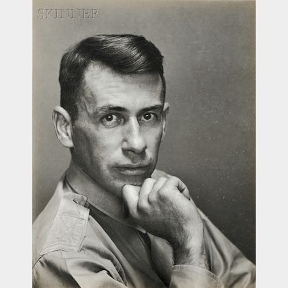 Two Portraits of Lt. Roswell Drake Ison by Edward Weston