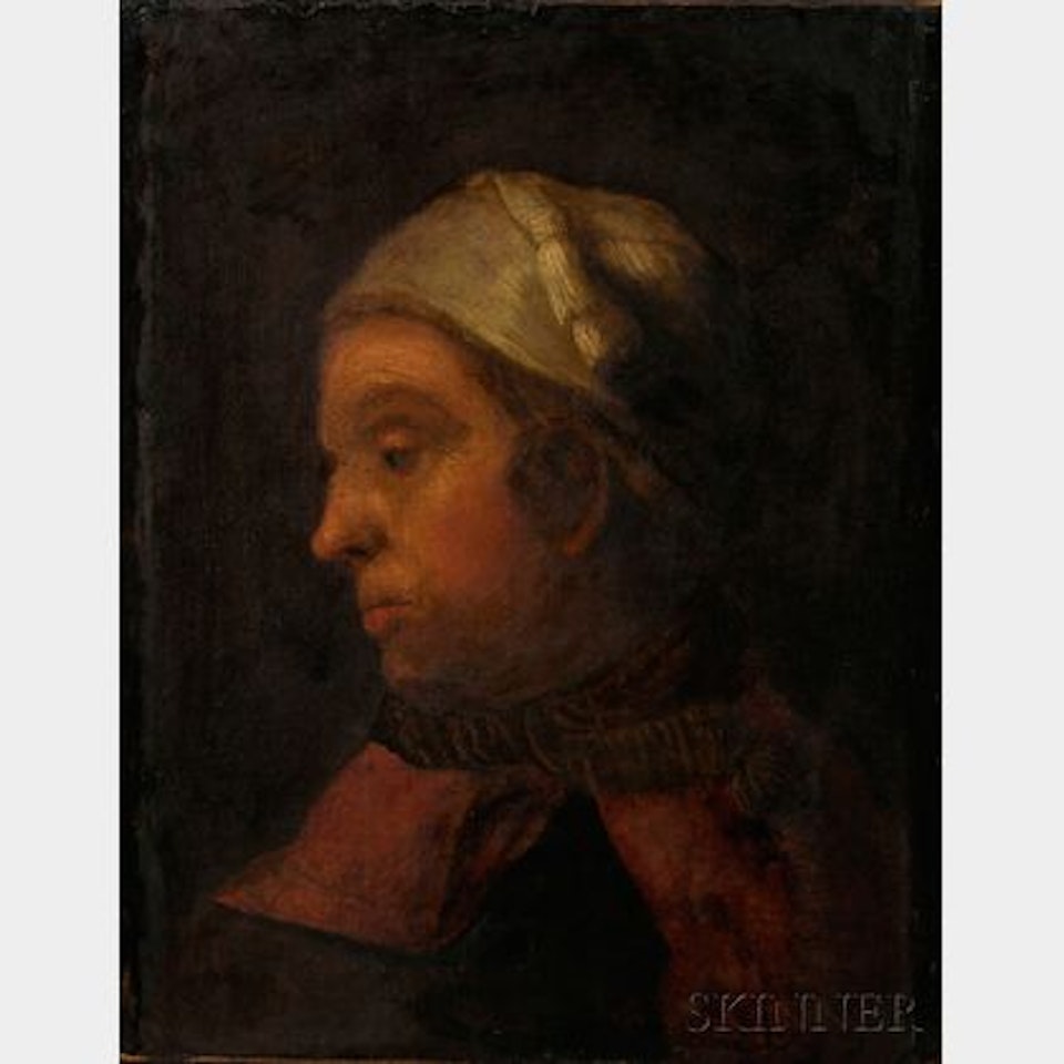 Man in a Cap by French School