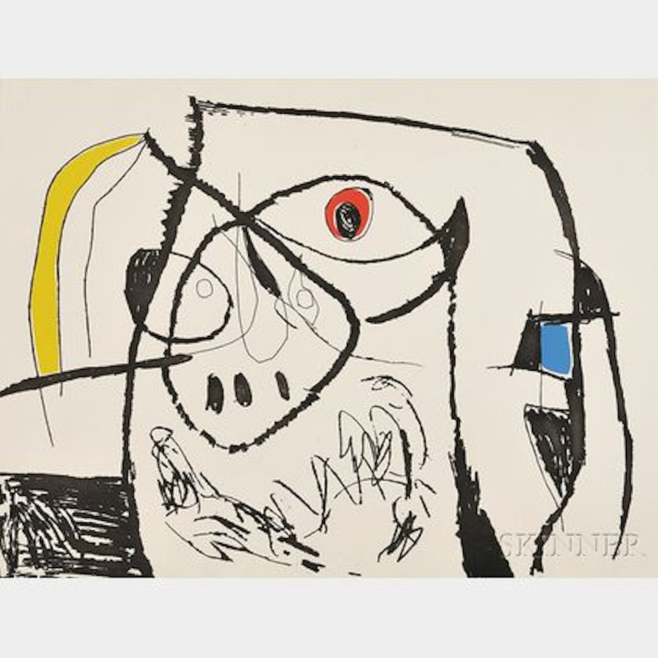 Plate from SÉRIE MALLORCA XII by Joan Miró