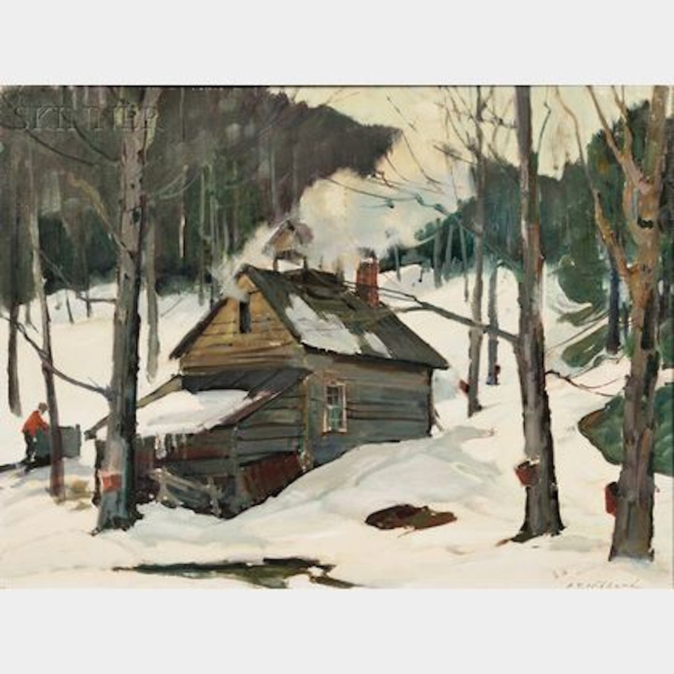 Maple Sugaring by Aldro Thompson Hibbard