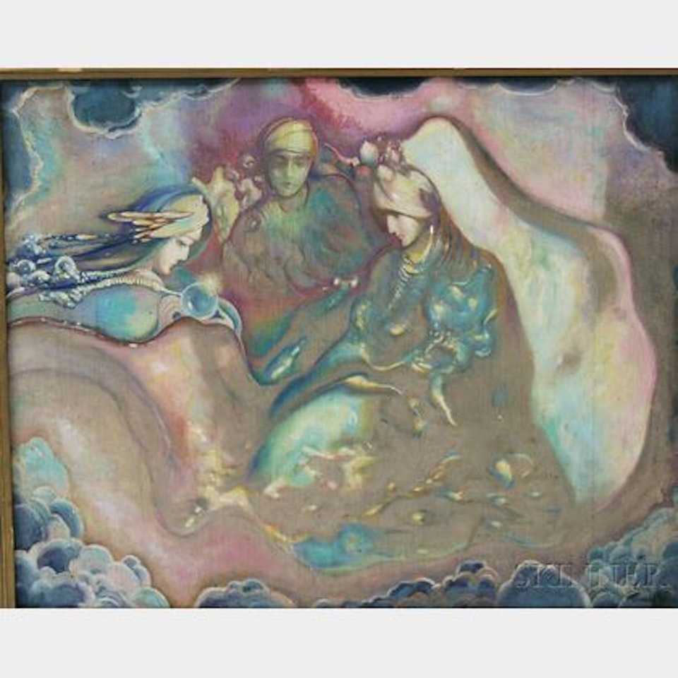 Crystal Gazers by Frederick Judd Waugh