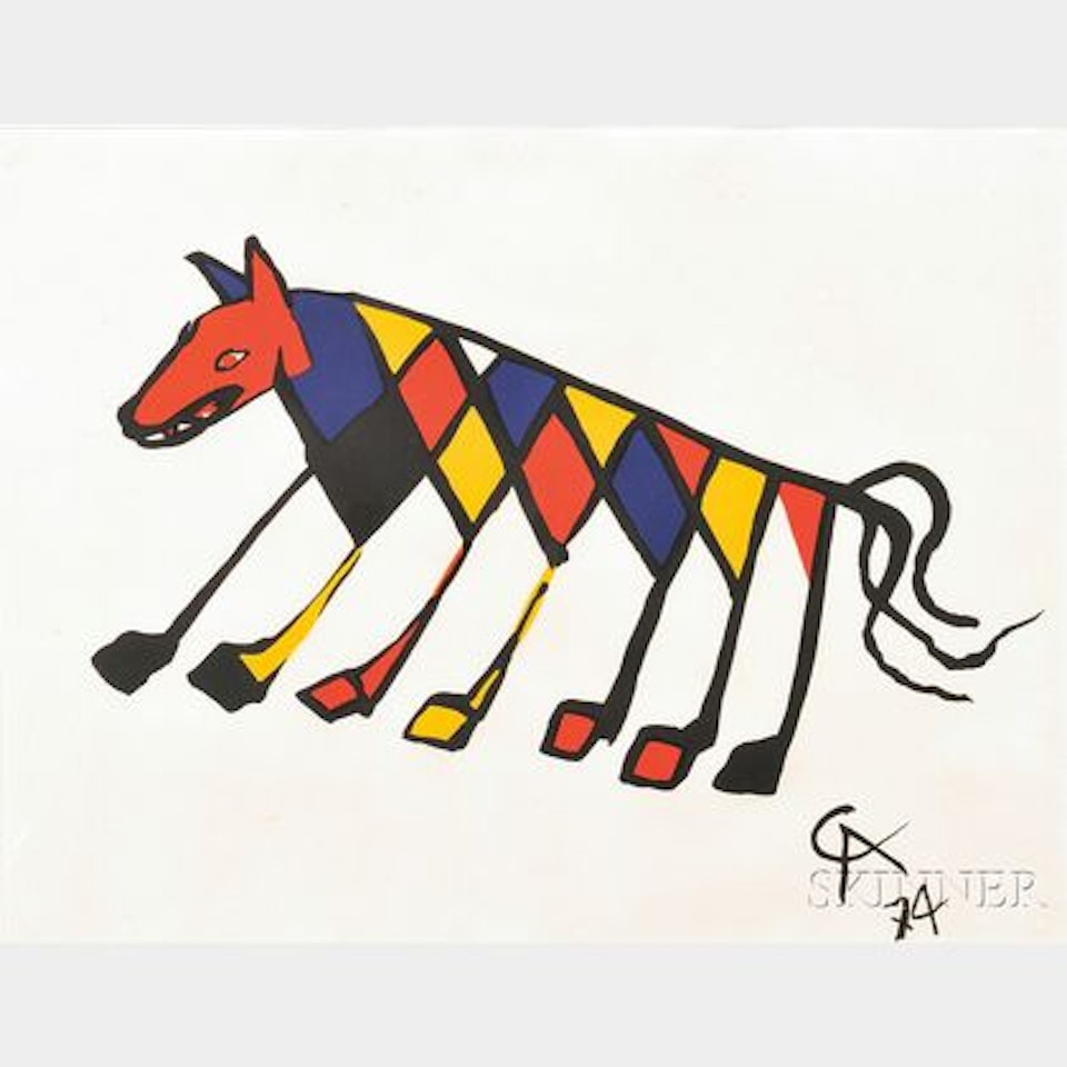 Beastie; from THE FLYING COLORS COLLECTION by Alexander Calder