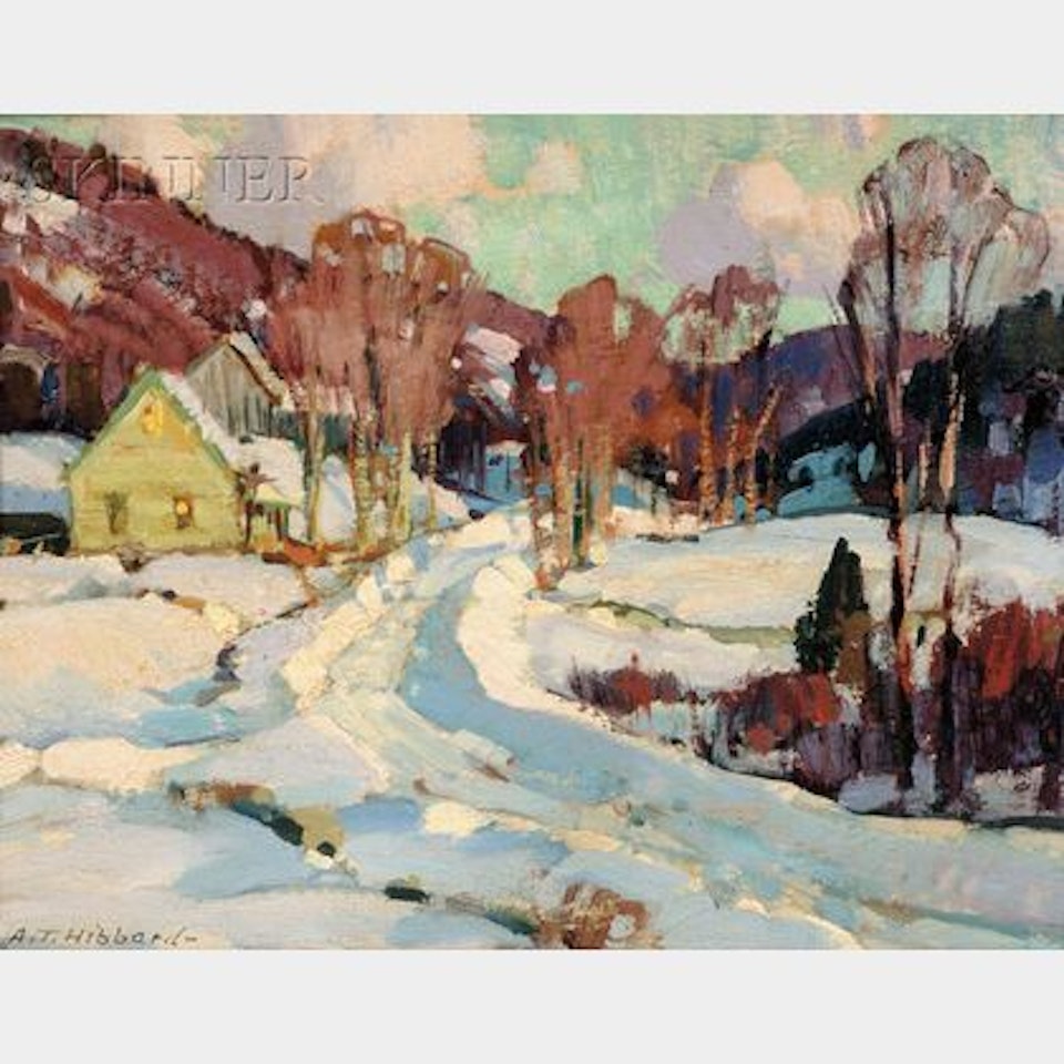 Sunset, Winter by Aldro Thompson Hibbard
