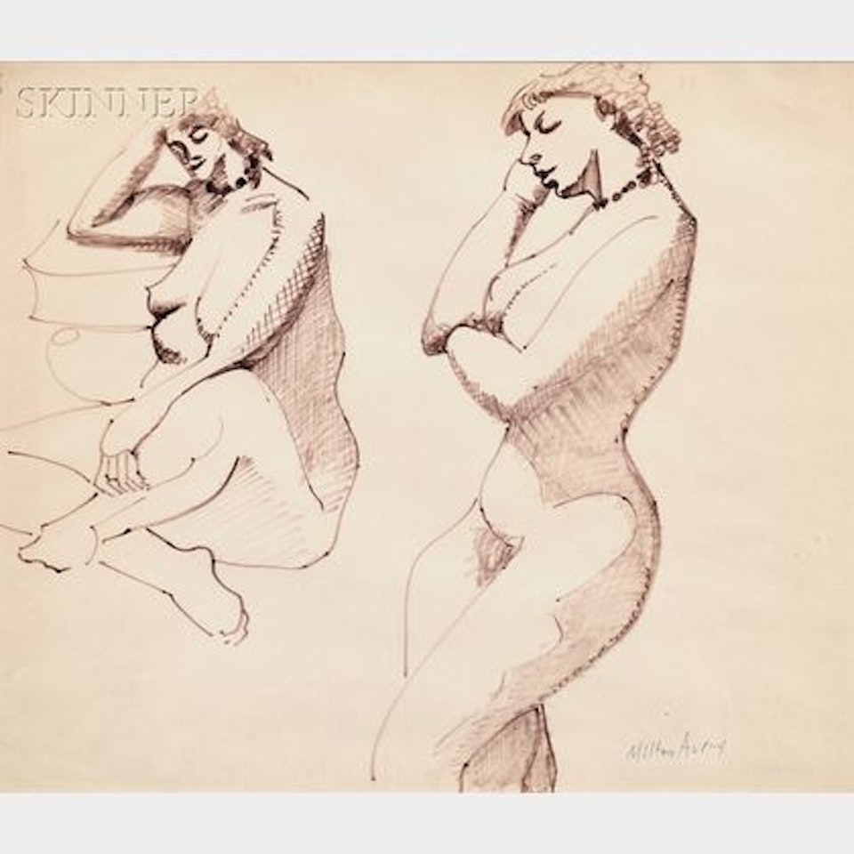 Seated and Standing by Milton Avery