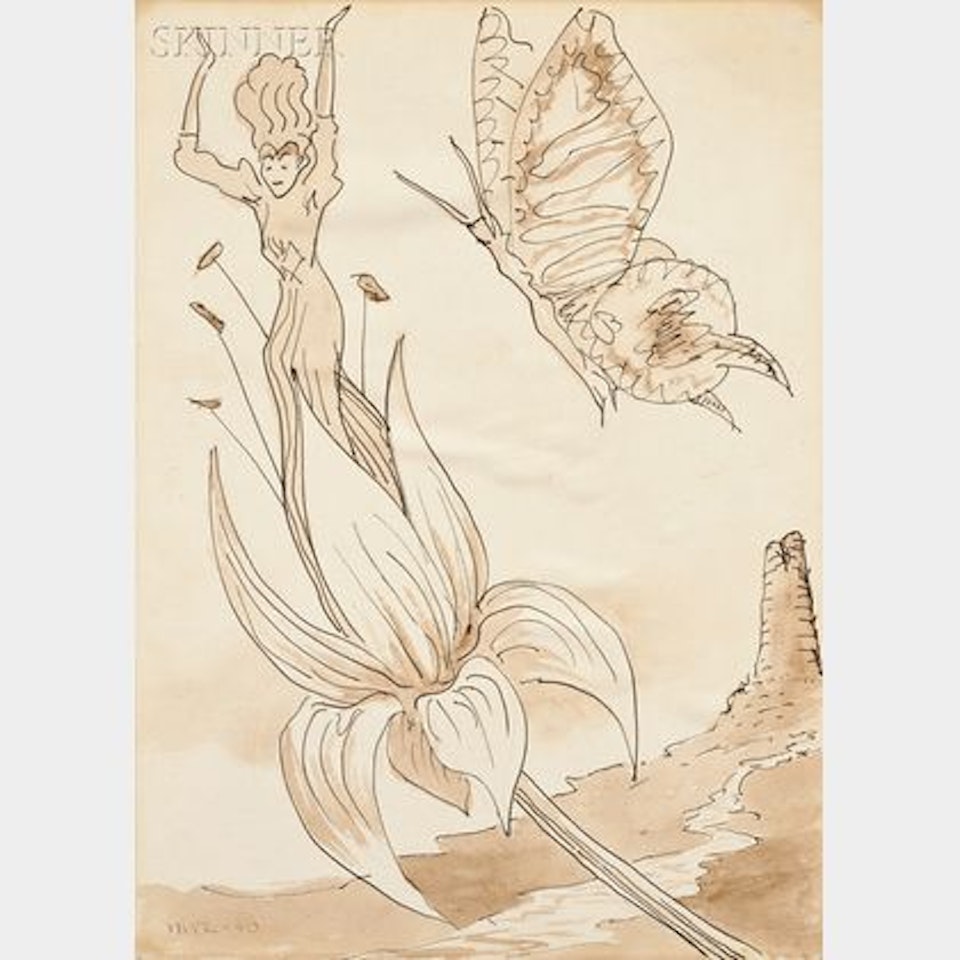Untitled [Angel and Butterfly] by Man Ray