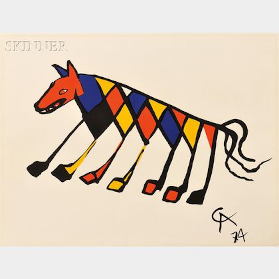 Beastie; from THE FLYING COLORS COLLECTION by Alexander Calder