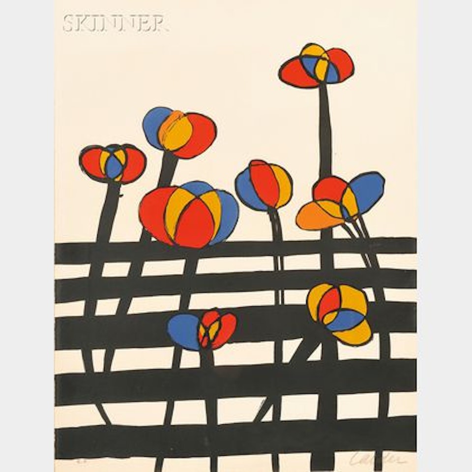 Plate from MAGIE EOLIENNE by Alexander Calder