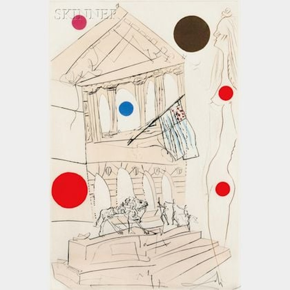 VISIONS OF CHICAGO /A Suite of Four Works by Salvador Dali