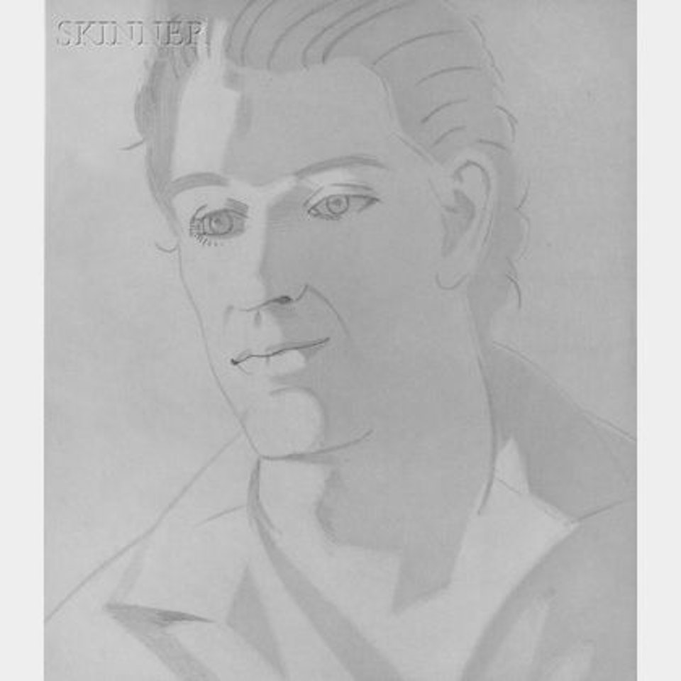 Mac , Nabil , and Ron /Three Plates from GIVE ME TOMORROW by Alex Katz