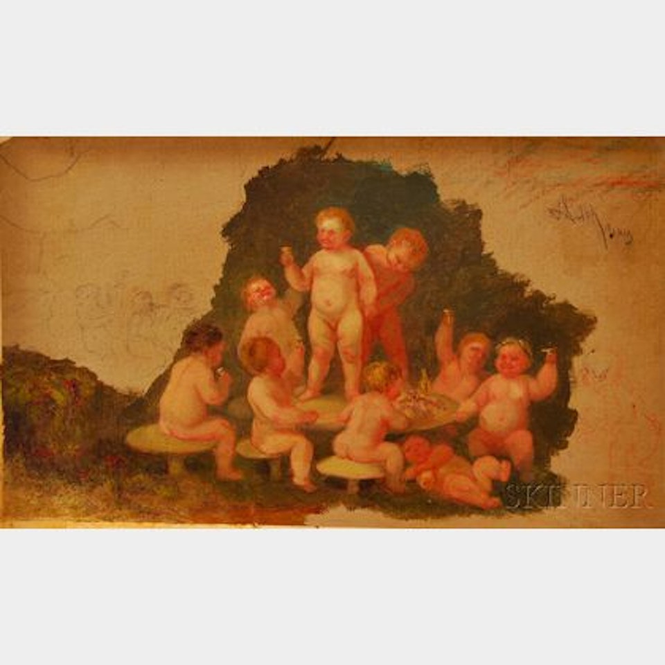 Putti. by Continental School