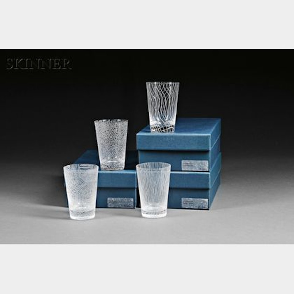 Three Sets of Tumblers by Sol LeWitt