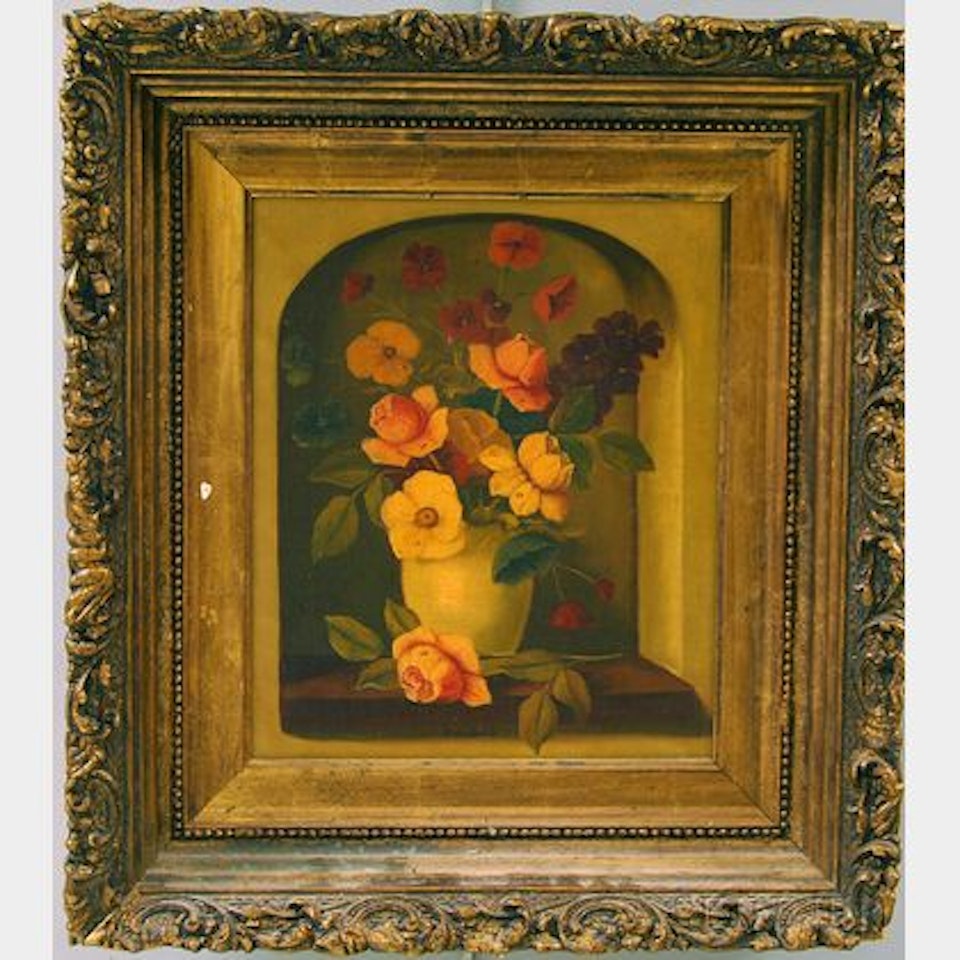 Still Life with Flowers in a Vase. by French School