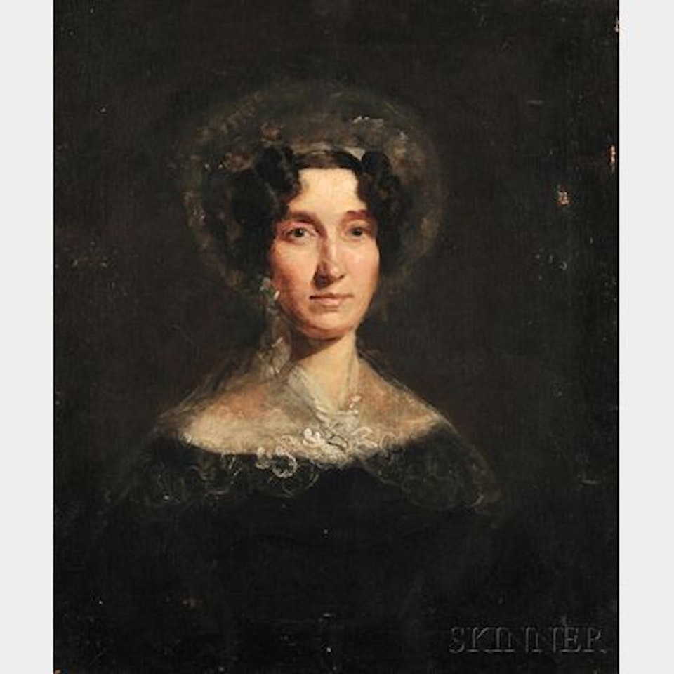 Bust-length Portrait of a Lady by Continental School
