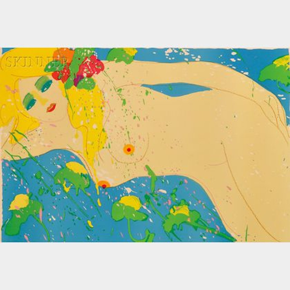 Reclining Nude by Walasse Ting