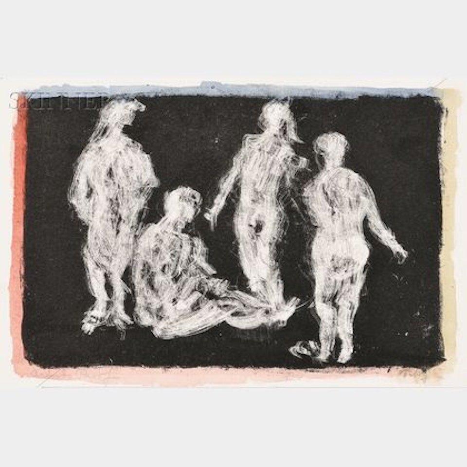 Four Figures by Mark Tobey