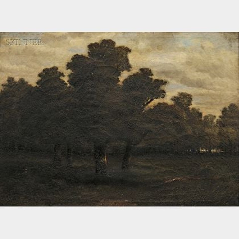 Barbizon Landscape by Continental School